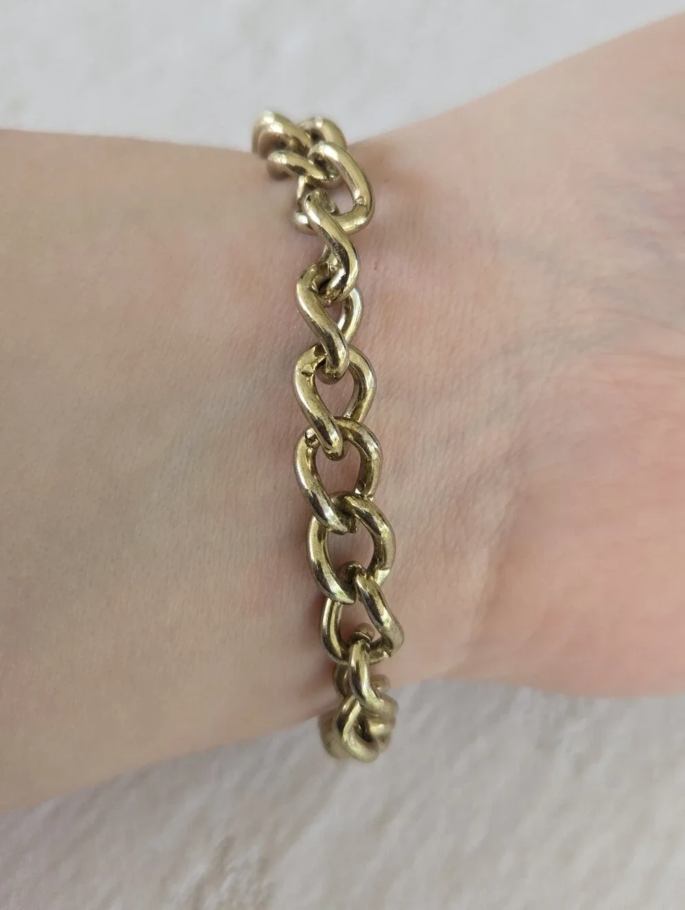 Juicy Couture Gold-Tone Heart Charm Toggle Bracelet - Crystal Accent
